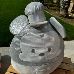 Disney 100 Steamboat Willie Mickey Mouse Squishmallow plush toy.